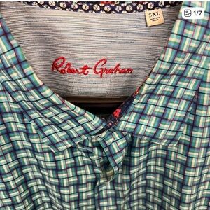 Robert Graham Multicolor Plaid Button Down Shirt - Like New!!!